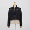 Cocoa Yacht Club Vintage Gold Button Denim Shirt & Jeans