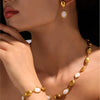 Cocoa Yacht Club Opal Necklace, Bracelet & Earrings
