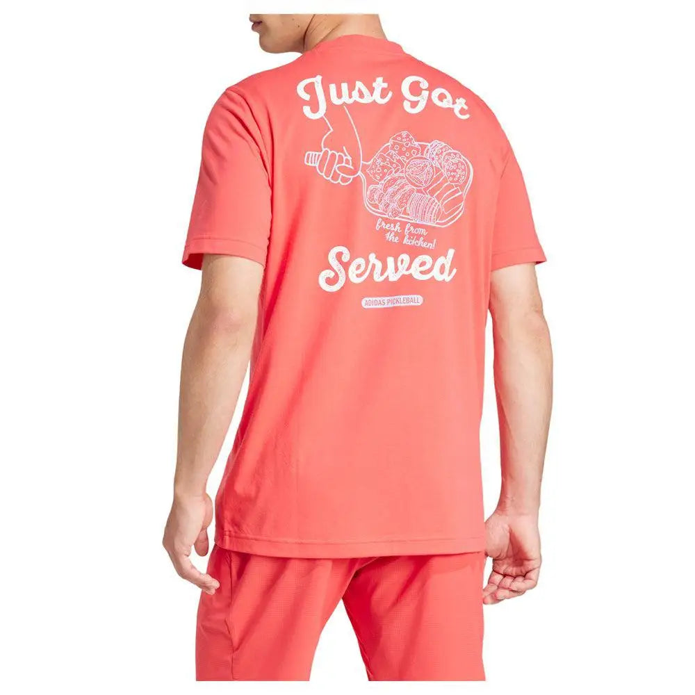 adidas Pickleball Served Graphic Crew Neck Short Sleeve Athletic T