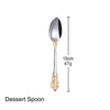 Cocoa Yacht Club Vintage Western Luxury Gold Plated Cutlery Set