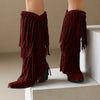 Cocoa Yacht Club Retro Tassel Cowboy Boots