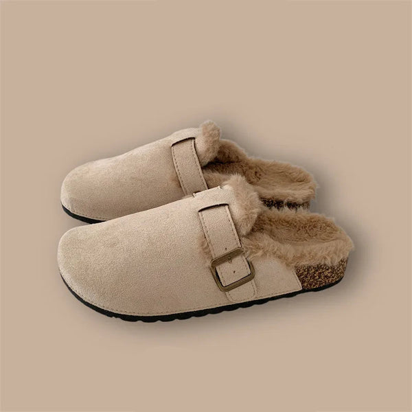 Cocoa Yacht Club Cork Plush Slippers