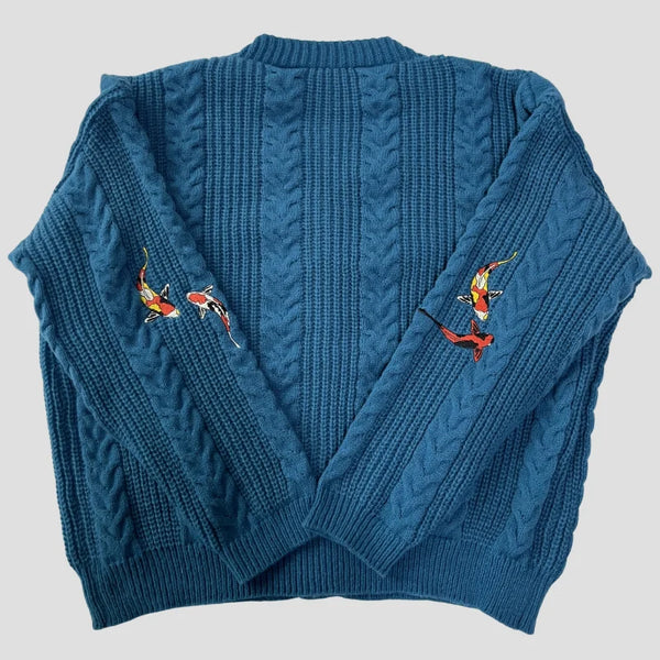 Cocoa Yacht Club Koi Fish Cardigan