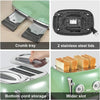 Retro Toaster 4 Slice with Stainless Steel Lid.