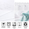 Cocoa Yacht Club Flowers Butterfly Pattern Shower Curtains