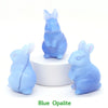 1.5" Elf Rabbit Natural Crystal Amethyst Quartz Agate Bunny Animal Craft Figurines Stone Carving Healing Reiki Home Decor Gift