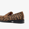 Cocoa Yacht Club Leopard Leather Penny Loafers