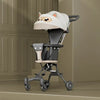 One Click Folding Baby Stroller with Rotatable Seat Canopy