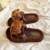 Cocoa Yacht Club Hello Kitty Leopard Slippers
