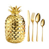 Cocoa Yacht Club 24-Pcs Pineapple Design Stainless Steel Cutlery Set