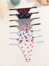 Cocoa Yacht Club 7Pcs Seamless Printed And Solid Thongs