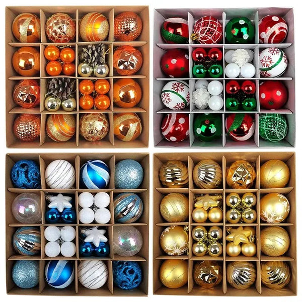 44Pcs 3/6CM Christmas Balls