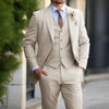 Cocoa Yacht Club 3 Pieces Beige Suit