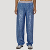 Cocoa Yacht Club Sequin & Denim Shirt & Pants Sets
