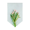 Cocoa Yacht Club Triangle Flag Kitchen Plant Pattern Short Curtain