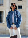 Cocoa Yacht Club Quilted Flower Jacket