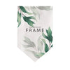 Cocoa Yacht Club Short Curtain Kitchen Triangle Flag Printed Half-Curtain