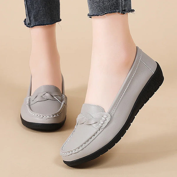 Cocoa Yacht Club Wedge Leather Shoes