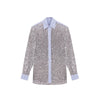 Cocoa Yacht Club Sequin & Denim Shirt & Pants Sets