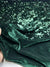 Cocoa Yacht Club Elastic Gold Velvet Sequin Fabric