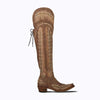 Cocoa Yacht Club American Retro Leather Western Boots
