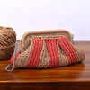 Cocoa Yacht Club Straw Clutch Handmade Handbag