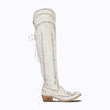 Cocoa Yacht Club American Retro Leather Western Boots
