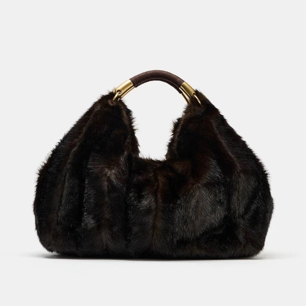 Cocoa Yacht Club MAXI FAUX FUR BAG