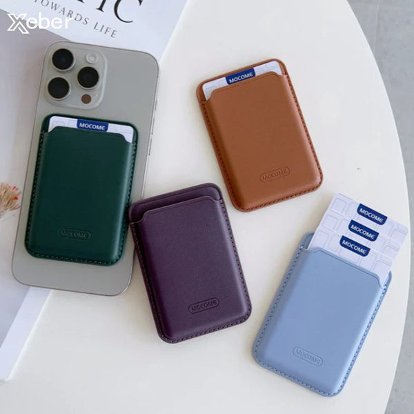 MagSafe Leather Wallet Card Holder for iPhoneGalaxy