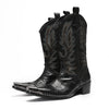 Cocoa Yacht Club Leather Cowboy Boots