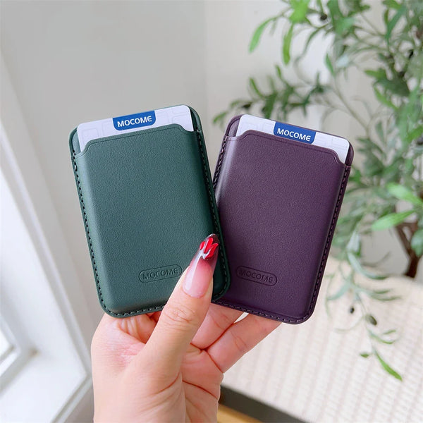 MagSafe Leather Wallet Card Holder for iPhoneGalaxy