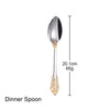 Cocoa Yacht Club Vintage Western Luxury Gold Plated Cutlery Set