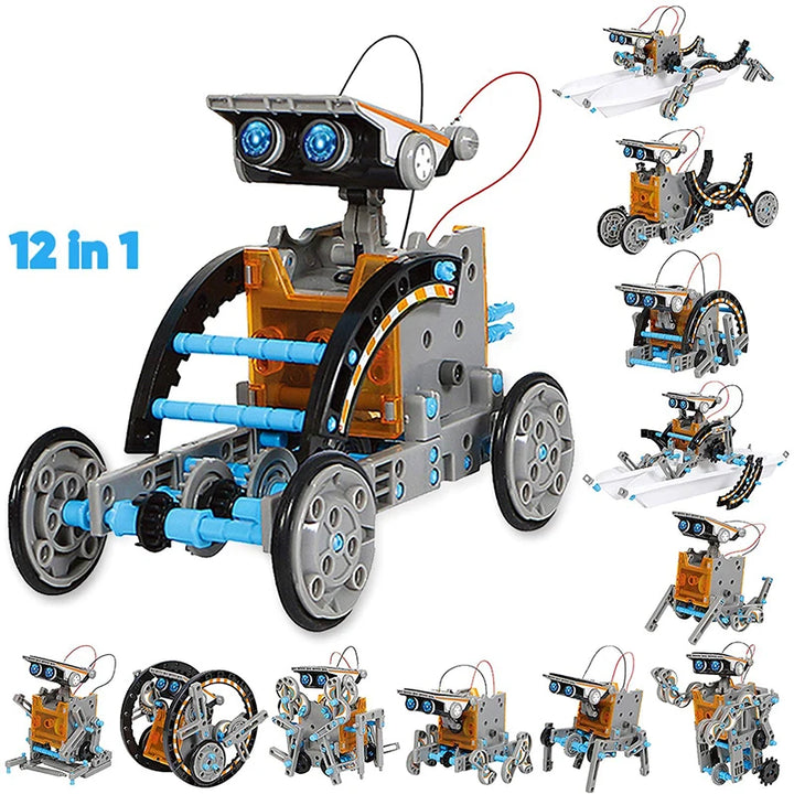 12 in 1 Science Experiment Solar Robot Toy
