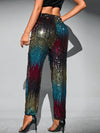 Cocoa Yacht Club High Waist Sequin Pants