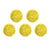 5Pcs 5cm Yellow Gray White Wicker DIY Rattan Ball Wedding Christening Baby Shower Wicker Balls Nursery Party Decoration