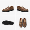 Cocoa Yacht Club Leopard Leather Penny Loafers