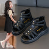 Cocoa Yacht Club Flat Weave Roman Sandals