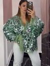Cocoa Yacht Club Tied Sequin Cardigan