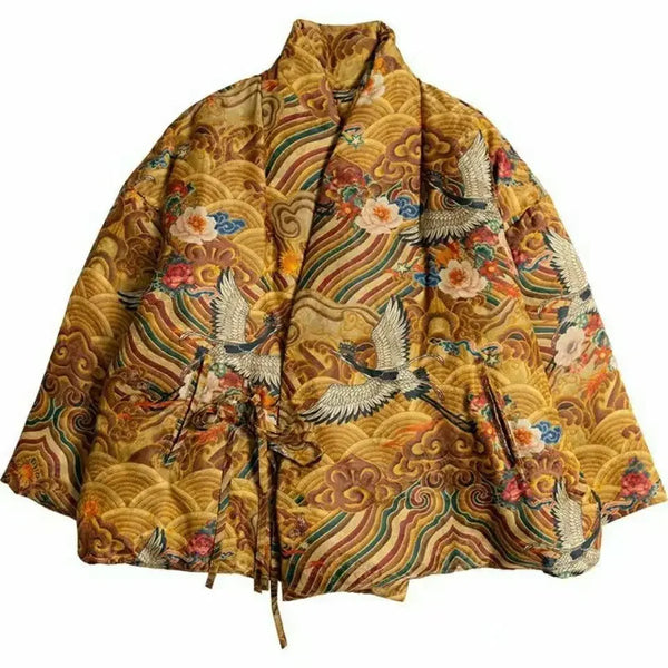 Cocoa Yacht Club Beautiful Crane Padded Coat