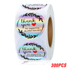 Cocoa Yacht Club BRAND YOU 100-500pcs Rainbow Laser Thank You Stickers