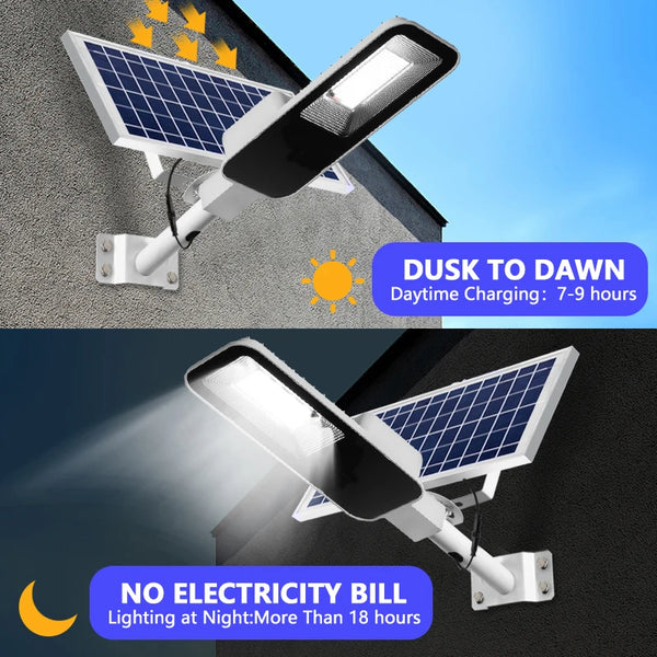 Cocoa Yacht Club 200W Waterproof Automatic Dusk to Dawn Solar Light