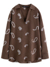 Cocoa Yacht Club Paisley Blouse & Skirt