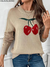 Cocoa Yacht Club Cherry Sweater