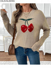 Cocoa Yacht Club Cherry Sweater