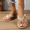 Cocoa Yacht Club Braided Chevron Flip Flops