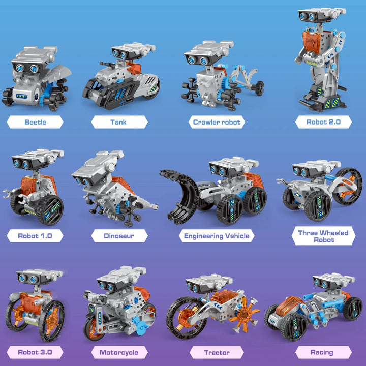 12 in 1 Science Experiment Solar Robot Toy