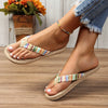 Cocoa Yacht Club Braided Chevron Flip Flops