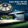 Outdoor 168LED 6500K Motion Sensor Flood Light
