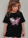 Cocoa Yacht Club Butterfly Glitter Tee
