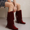 Cocoa Yacht Club Retro Tassel Cowboy Boots